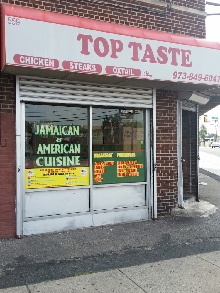 Google street view image of Top Taste Jamaican Restaurant