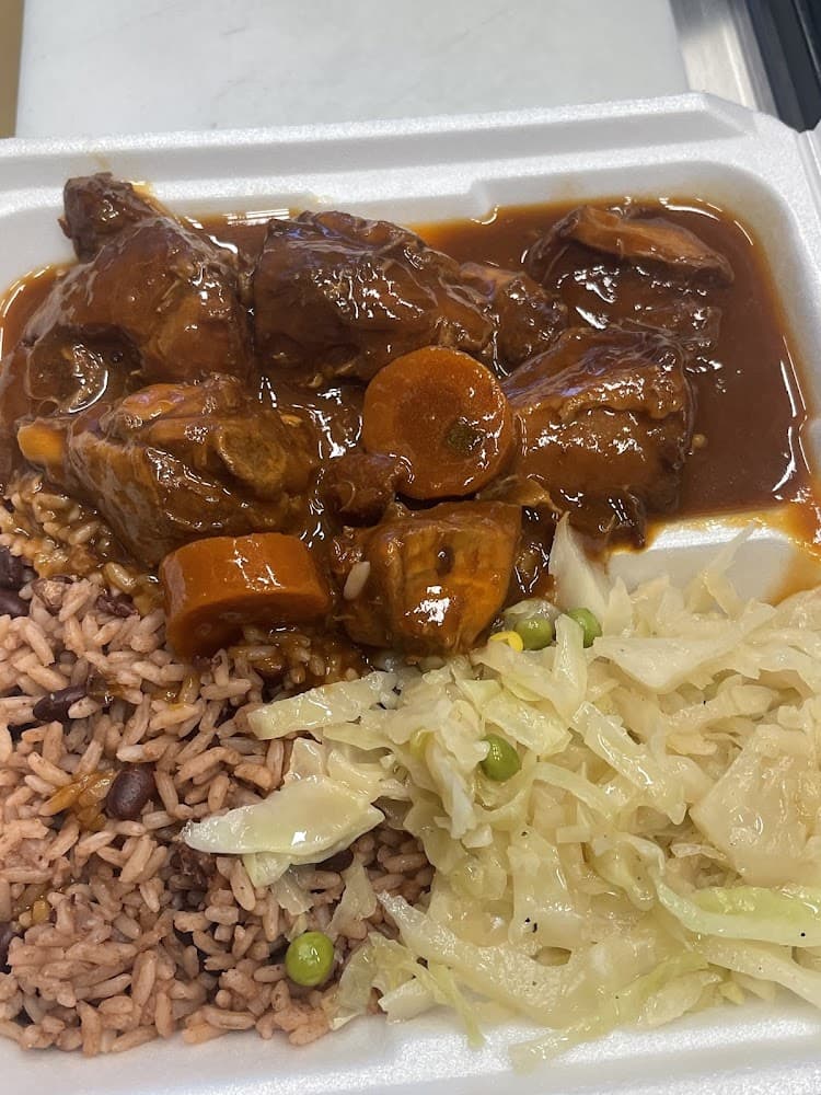 Google street view image of M&F Jamaican Restaurant and Bar